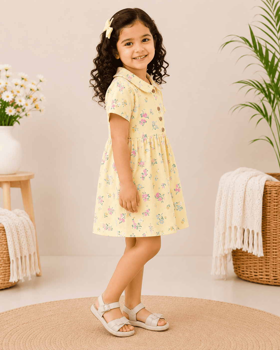 Girls Cotton Frock | Soft & Breathable Summer Dress