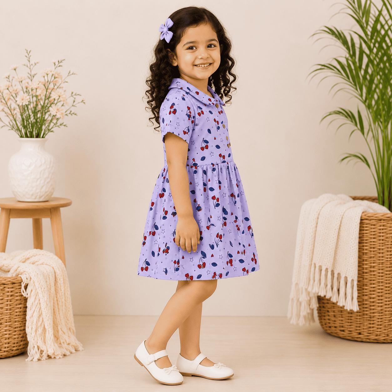 Girls Cotton Frock | Soft & Breathable Summer Dress