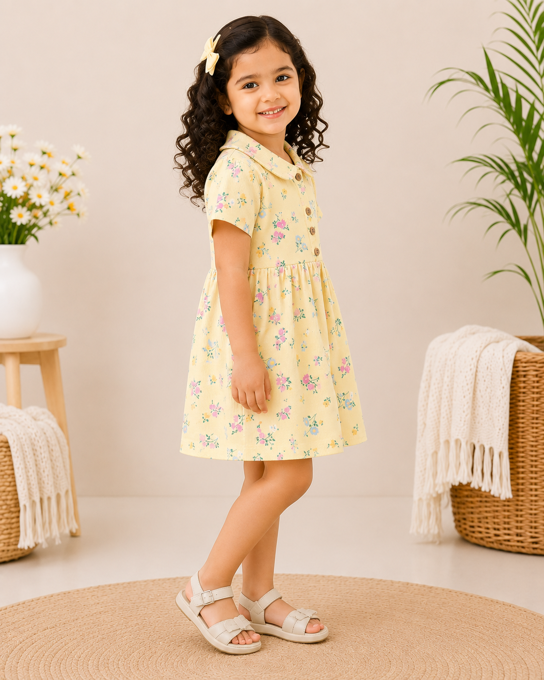 Girls Cotton Frock | Soft & Breathable Summer Dress