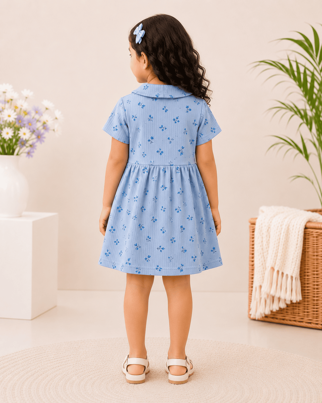 Girls Cotton Frock | Soft & Breathable Summer Dress
