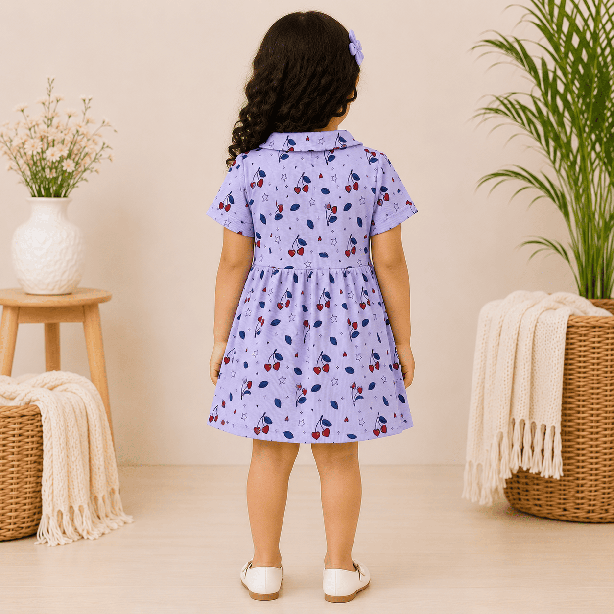 Girls Cotton Frock | Soft & Breathable Summer Dress