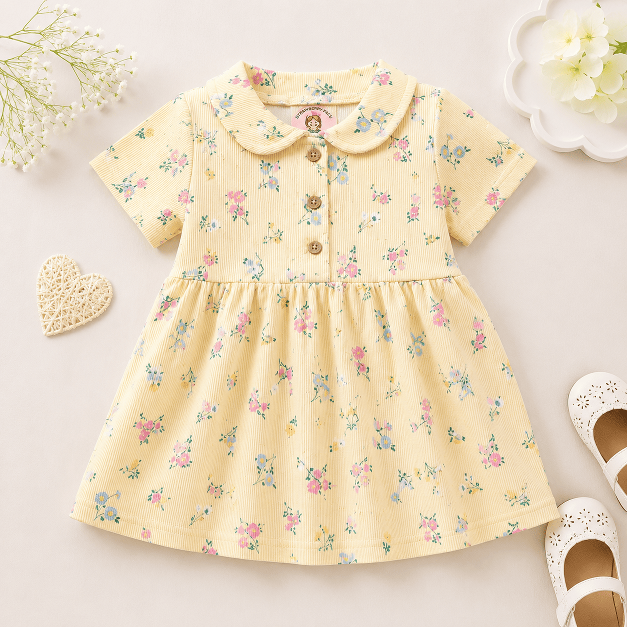 Girls Cotton Frock | Soft & Breathable Summer Dress