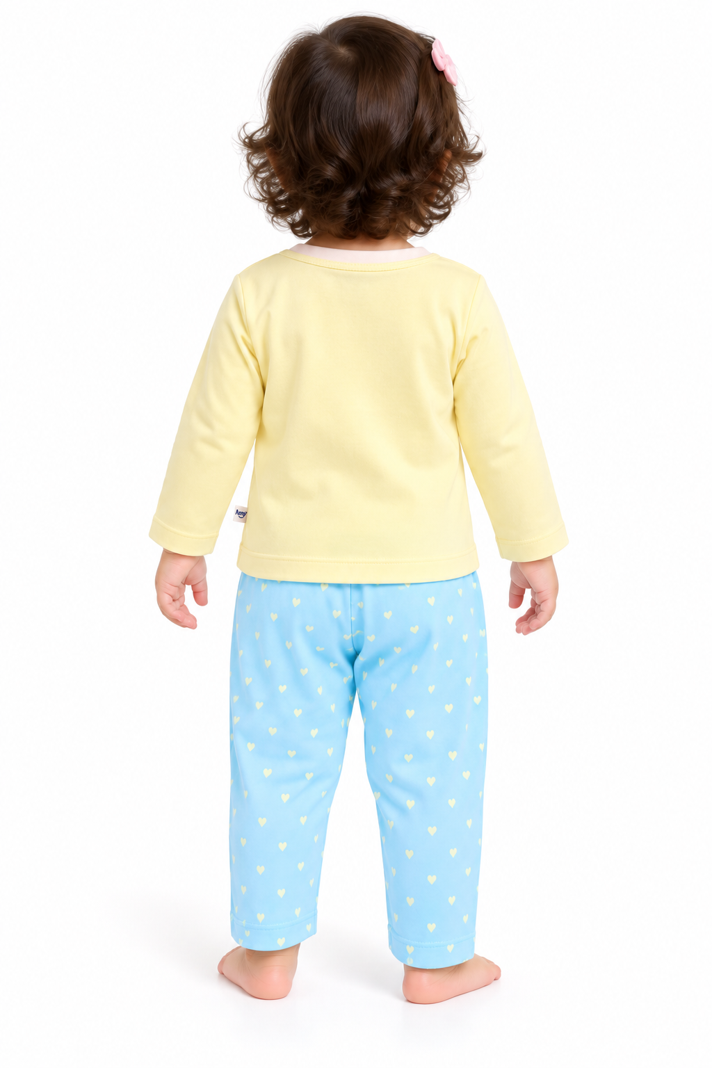 Newborn Yellow Full Sleeve Cotton Set