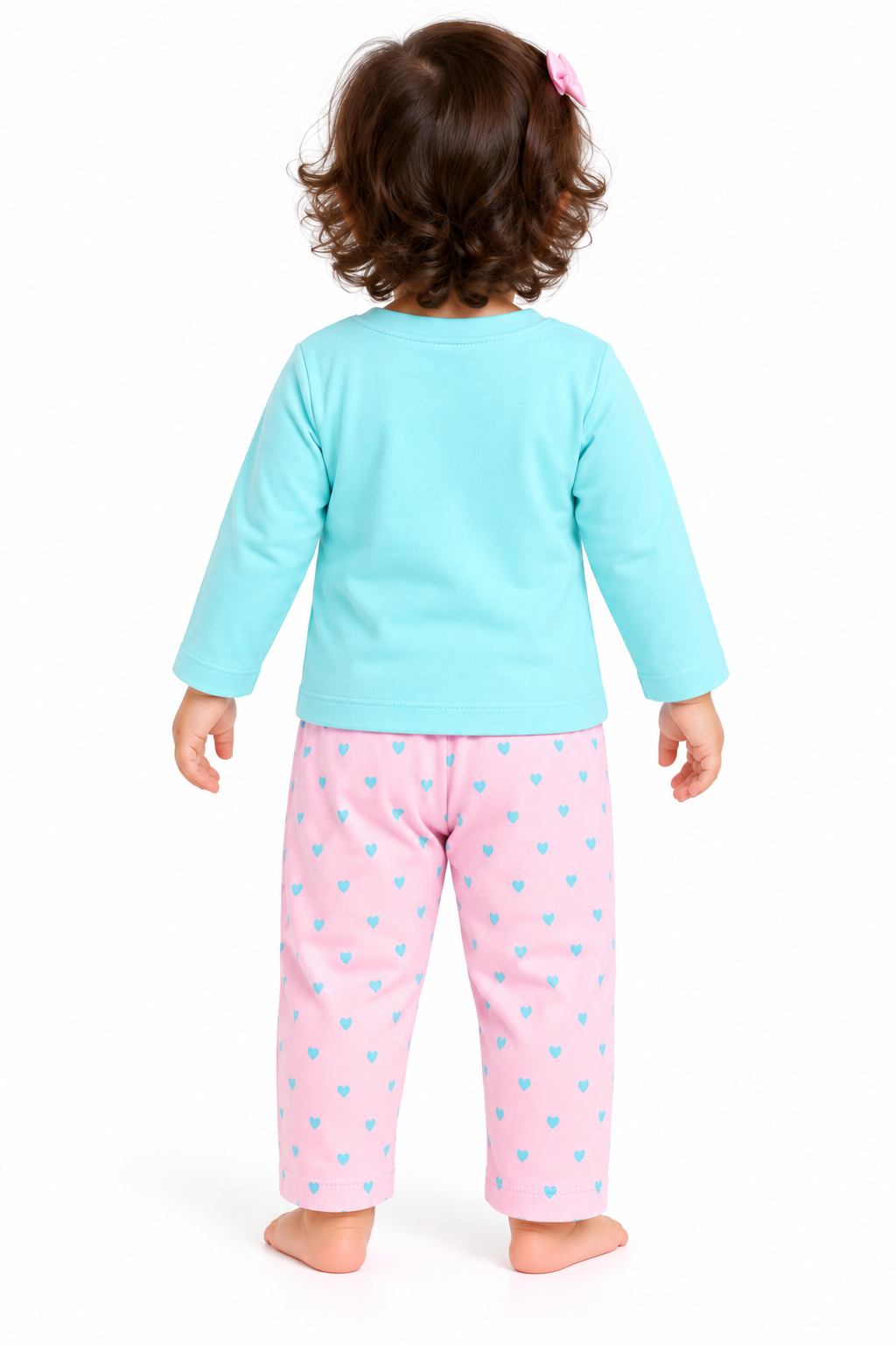 Newborn Blue Full Sleeve Cotton Set