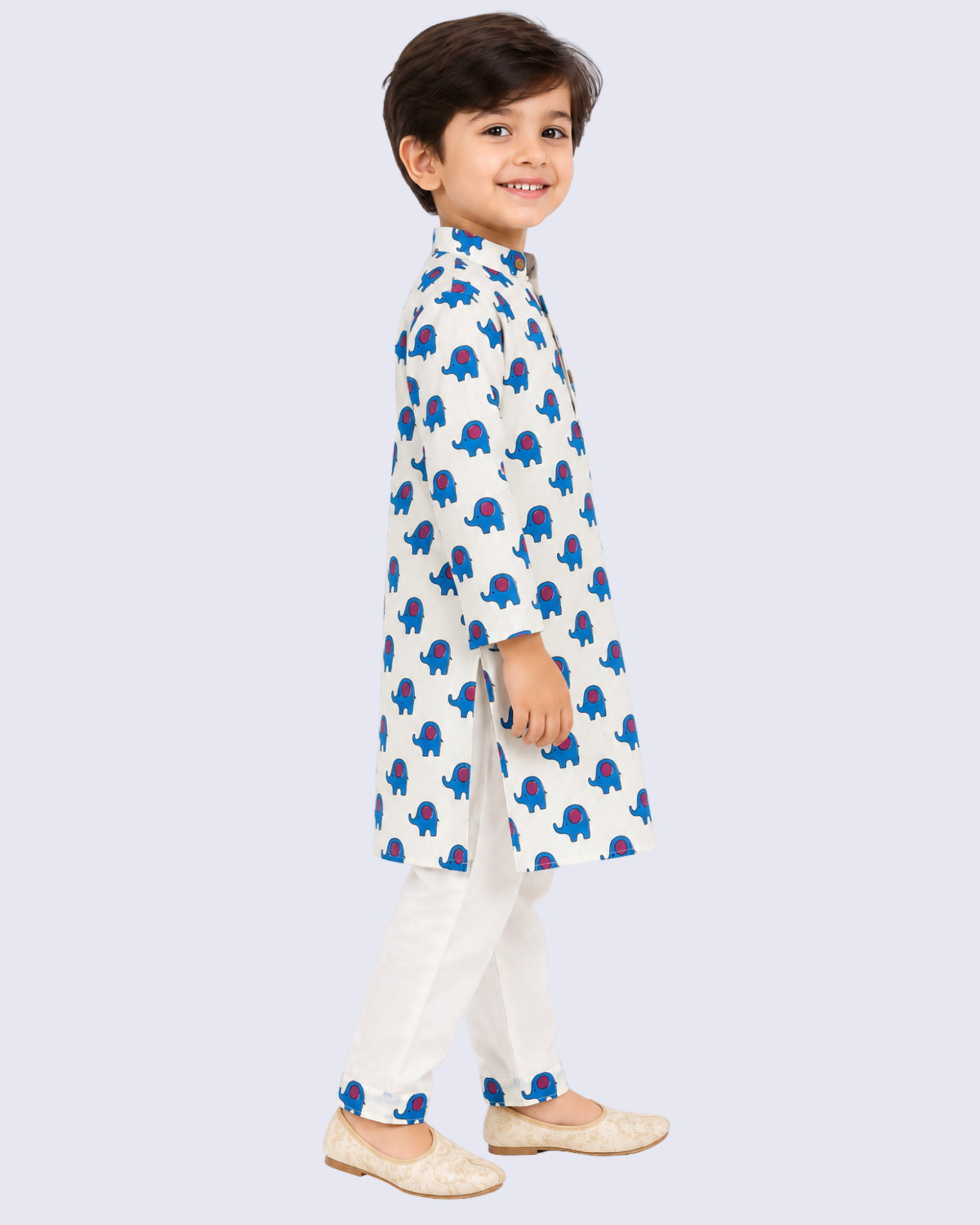 Printed cotton Kurta Pajama Set